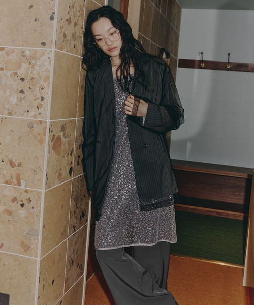 ダブルクロスオールインワンドレス / double cross all in one dress