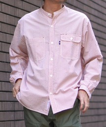 BROOKLYN OVERALL（ブルックリンオーバーオール）の「スタンドカラーストライプシャツ（シャツ/ブラウス）」