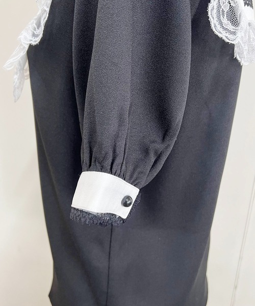 MA*RS（アメーバーマーズ）の「BIG襟クロス刺繍ブラウス（シャツ/ブラウス・レディース・ホワイト/ブラック・FREE）」の22枚目の写真