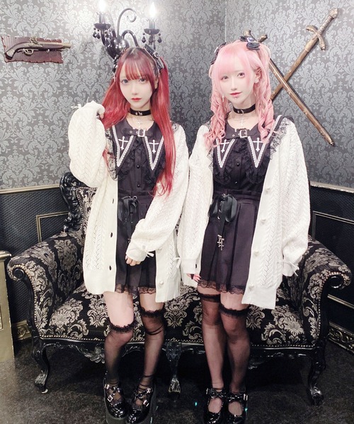 MA*RS（アメーバーマーズ）の「BIG襟クロス刺繍ブラウス（シャツ/ブラウス・レディース・ホワイト/ブラック・FREE）」の6枚目の写真