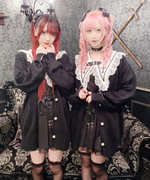 MA*RS（アメーバーマーズ）の「BIG襟クロス刺繍ブラウス（シャツ/ブラウス・レディース・ホワイト/ブラック・FREE）」の12枚目の写真