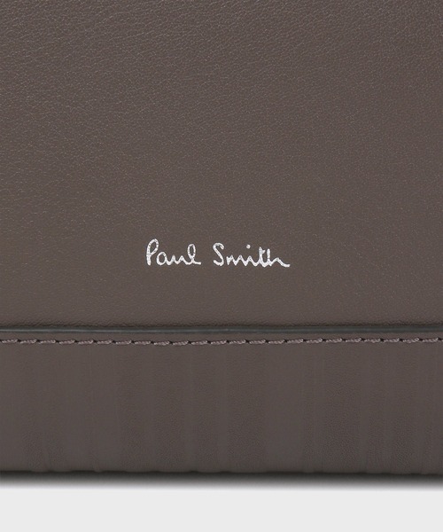 【2wayデザイン】Paul Smith シャドーストライプ 2WAY バッグ シャドーストライプ レザー 2WAY ショルダーバッグ / Paul Smith