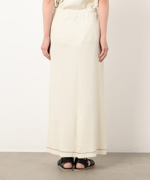 ONIGIRI（オニギリ）の「ワッフルピグメント スカート / セットアップ対応（スカート・レディース・チャコール/ブルー/アイボリー・FREE）」の18枚目の写真