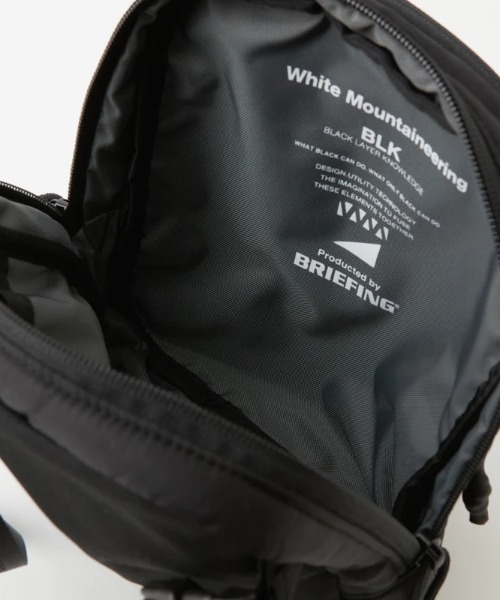 WHITE MOUNTAINEERING（ホワイトマウンテニアリング）の「WM×BRIEFING'SHOULDER BAG'（ショルダーバッグ・メンズ・ブラック・FREE）」の4枚目の写真