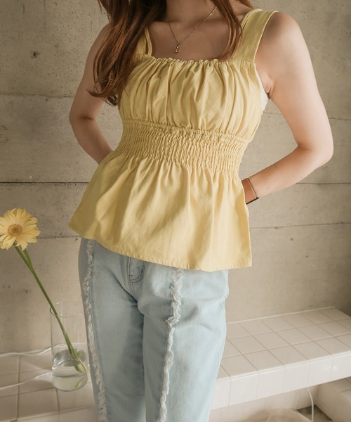セール】canvas cami tops / キャンバスキャミtops