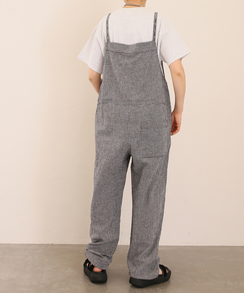 ジャーナルスタンダードラックス　LCギンガム キャミサロペット JOURNAL STANDARD LUXE（ジャーナルスタンダード ラックス）の「LC