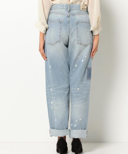 Another Edition（アナザーエディション）の「デニムリメイクパンツ/AEBC DNM ﾘﾒｲｸ PT◆（デニムパンツ・レディース・ターコイズブルー/ネイビー・MEDIUM/SMALL）」の9枚目の写真