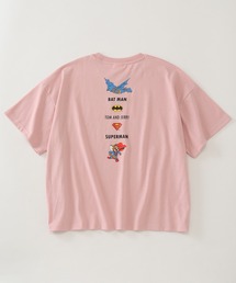 【Tom & Jerry/トム & ジェリー】アートワークデザイン ワイド半袖クルーネックTシャツ