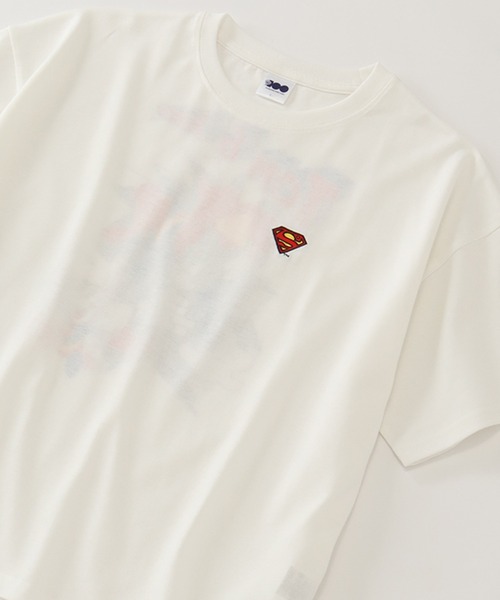 Tom&Jerry(トムアンドジェリー)の「【Tom & Jerry/トム & ジェリー】アートワークデザイン ワイド半袖クルーネックTシャツ(Tシャツ/カットソー・レディース・オフホワイト/ピンク/グリーン/クリーム・M/L)」の9枚目の写真