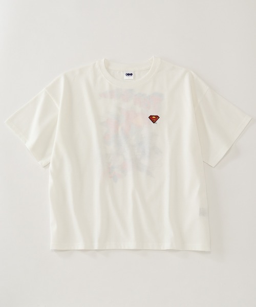 Tom&Jerry(トムアンドジェリー)の「【Tom & Jerry/トム & ジェリー】アートワークデザイン ワイド半袖クルーネックTシャツ(Tシャツ/カットソー・レディース・オフホワイト/ピンク/グリーン/クリーム・M/L)」の5枚目の写真