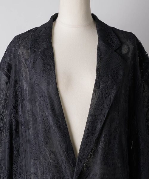 yae（ヤエ）の「Lace jacket／レースジャケット（テーラードジャケット