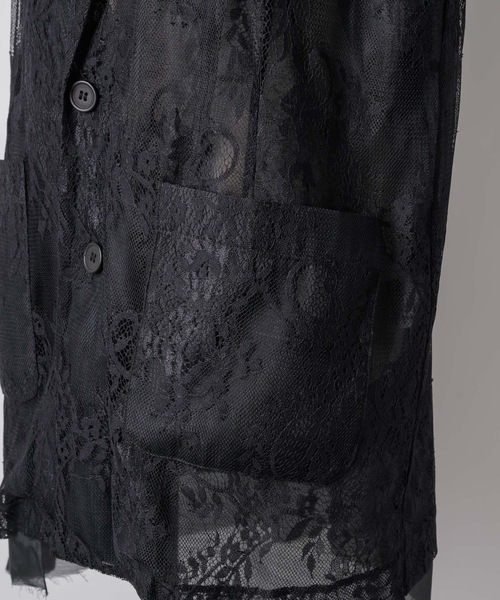 Lace jacket／レースジャケット（テーラードジャケット）｜yae