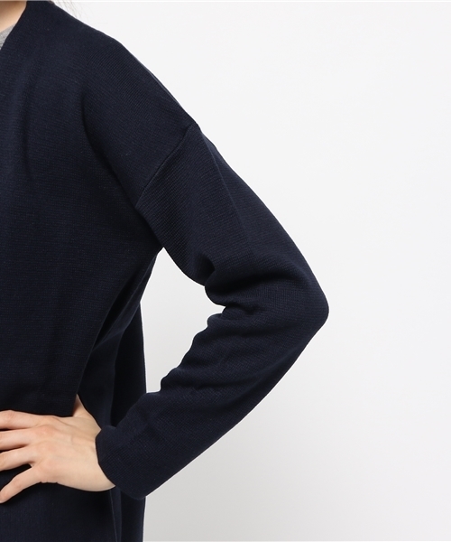 SEVENDAYS=SUNDAY（セブンデイズサンデイ）の「ミラノリブ　カーディガン（カーディガン/ボレロ・レディース・オフホワイト/カーキ/ネイビー/ワインレッド/ブラウン・FREE）」の10枚目の写真