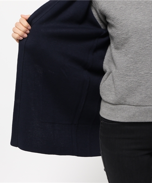 SEVENDAYS=SUNDAY（セブンデイズサンデイ）の「ミラノリブ　カーディガン（カーディガン/ボレロ・レディース・オフホワイト/カーキ/ネイビー/ワインレッド/ブラウン・FREE）」の13枚目の写真