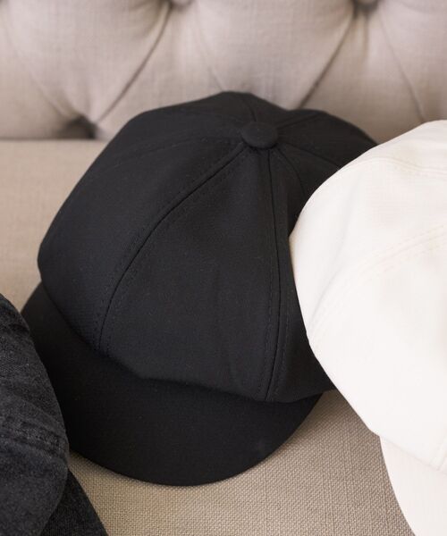 casita(RETRO GIRL)（カシータ）の「キャスケット（ハット・レディース・オフホワイト/ブラック系その他/ブラック・ONE SIZE）」の5枚目の写真