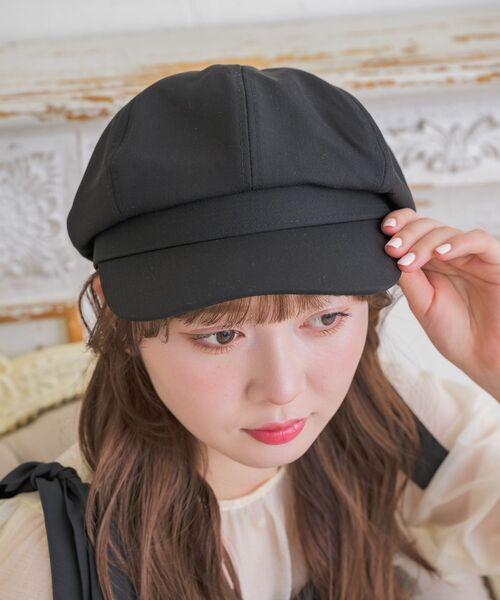 casita(RETRO GIRL)（カシータ）の「キャスケット（ハット・レディース・オフホワイト/ブラック系その他/ブラック・ONE SIZE）」の7枚目の写真