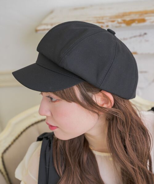 casita(RETRO GIRL)（カシータ）の「キャスケット（ハット・レディース・オフホワイト/ブラック系その他/ブラック・ONE SIZE）」の8枚目の写真