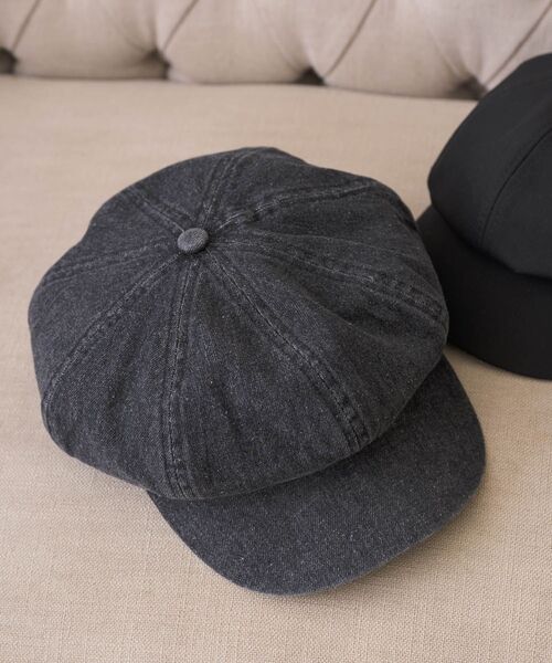 casita(RETRO GIRL)（カシータ）の「キャスケット（ハット・レディース・オフホワイト/ブラック系その他/ブラック・ONE SIZE）」の11枚目の写真