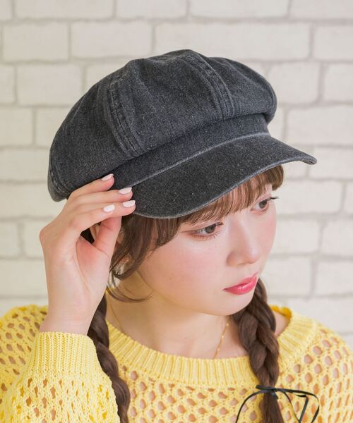 casita(RETRO GIRL)（カシータ）の「キャスケット（ハット・レディース・オフホワイト/ブラック系その他/ブラック・ONE SIZE）」の13枚目の写真