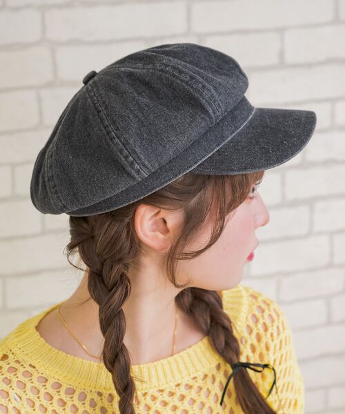 casita(RETRO GIRL)（カシータ）の「キャスケット（ハット・レディース・オフホワイト/ブラック系その他/ブラック・ONE SIZE）」の14枚目の写真