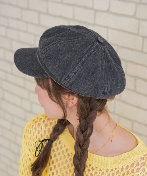 casita(RETRO GIRL)（カシータ）の「キャスケット（ハット・レディース・オフホワイト/ブラック系その他/ブラック・ONE SIZE）」の15枚目の写真