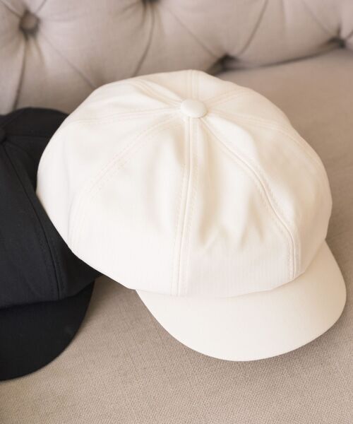 casita(RETRO GIRL)（カシータ）の「キャスケット（ハット・レディース・オフホワイト/ブラック系その他/ブラック・ONE SIZE）」の17枚目の写真