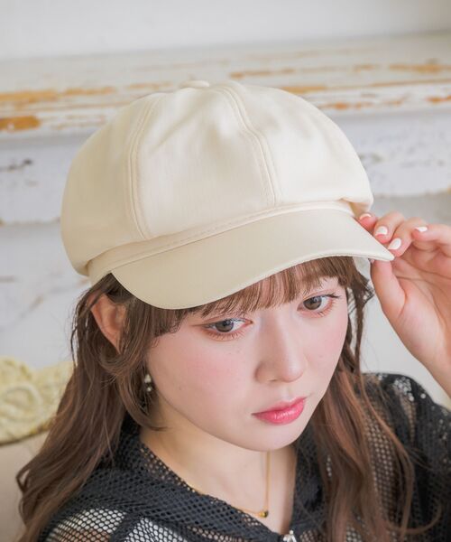 casita(RETRO GIRL)（カシータ）の「キャスケット（ハット・レディース・オフホワイト/ブラック系その他/ブラック・ONE SIZE）」の19枚目の写真