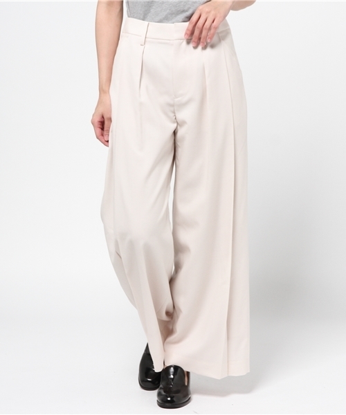 JOURNAL STANDARD（ジャーナルスタンダード）の「ウールトロタックワイドパンツ#（その他パンツ・レディース・チャコールグレー/ベージュ/ネイビー・40/36/38）」の20枚目の写真