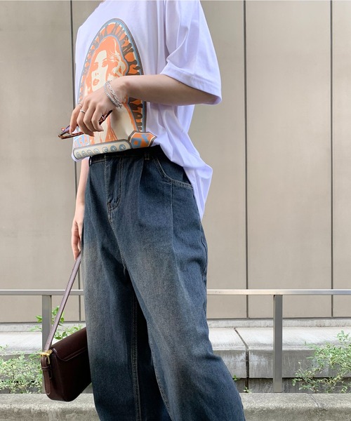 Teem Store(チームストア)の「グラフィックロゴアソートプリントTシャツ(Tシャツ/カットソー・レディース・ホワイト系その他3/ホワイト系その他/ホワイト/ブラック系その他/ホワイト系その他2/グレー/ブラック系その他2/ブラック/ブラック系その他3・L/M)」の11枚目の写真