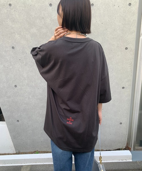 Teem Store(チームストア)の「グラフィックロゴアソートプリントTシャツ(Tシャツ/カットソー・レディース・ホワイト系その他3/ホワイト系その他/ホワイト/ブラック系その他/ホワイト系その他2/グレー/ブラック系その他2/ブラック/ブラック系その他3・L/M)」の22枚目の写真