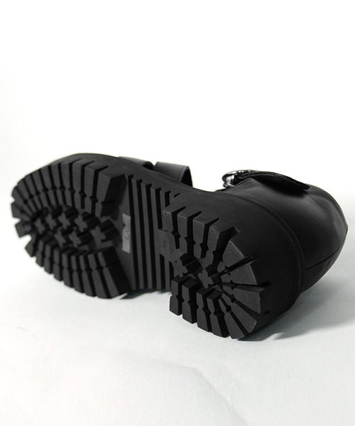 MinoriTY（マイノリティ）の「厚底タンクソールグルカサンダル（サンダル・メンズ・ブラック・S/M/L）」の10枚目の写真