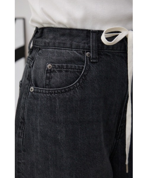 AZUL by moussy(アズールバイマウジー)の「AZUL DENIM ライトオンスワイド(デニムパンツ・レディース・ライトブラック/アイボリー/ライトブルー・SMALL/MEDIUM)」の13枚目の写真