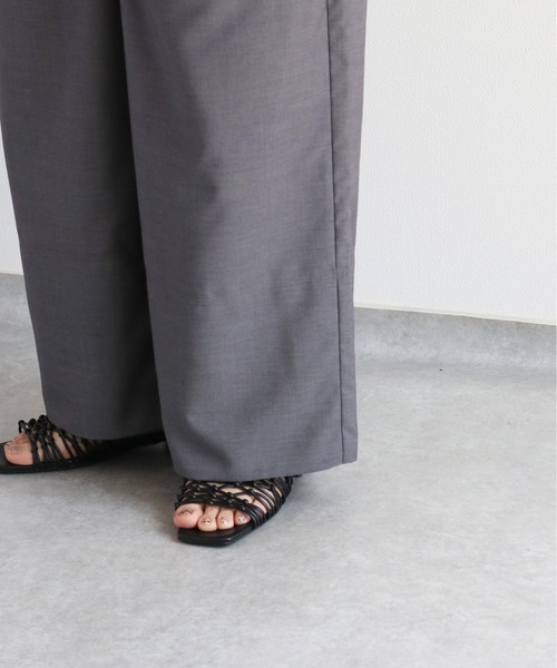 cepo（セポ）の「アームギャザーロンパース（つなぎ/オールインワン・レディース・ブラック/グレー・M）」の12枚目の写真