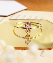 itam（アイタム）の「【itam】アイタム/ NATURAL STONE 天然石×天然石 ブラスリング（リング）」