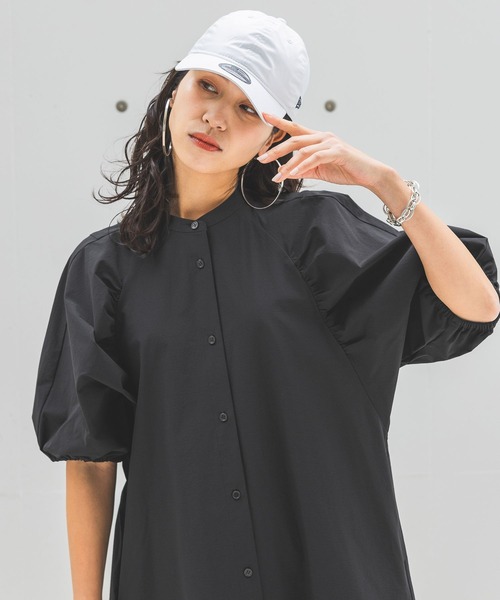 HEREIAM(ヘレイアム)の「【HEREIAM】接触冷感/COOLマテリアルドレス(ワンピース・レディース・ブラック/キャメル・SMALL/MEDIUM)」の7枚目の写真