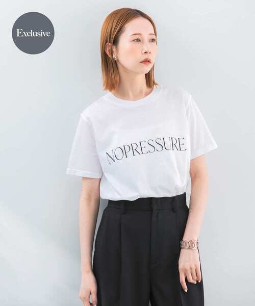 P.A.R.O.S.H. 売れ筋商品|||パロッシュ Tシャツ トップス レディース T-shirts White ロゴTシャツ tシャツ レディース[品番：GW000004720]｜Growing