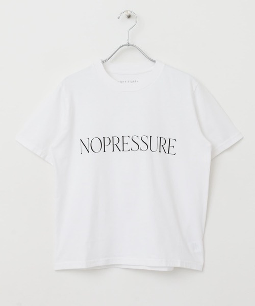 upperhights（アッパーハイツ）の「『別注』upper hights×ROSSO　NO PRESSURE T-SHIRTS（Tシャツ/カットソー・レディース・ホワイト・-）」の6枚目の写真