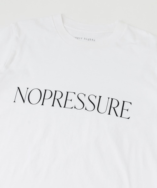 upperhights（アッパーハイツ）の「『別注』upper hights×ROSSO　NO PRESSURE T-SHIRTS（Tシャツ/カットソー・レディース・ホワイト・-）」の7枚目の写真