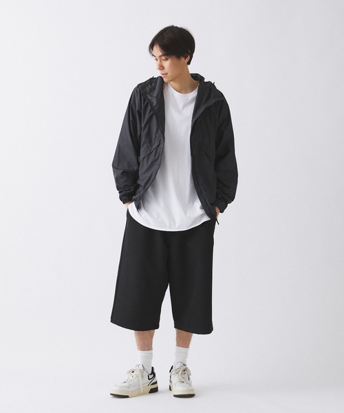 【ZOZO限定】Gaucho pants / ドレープツイルワイドショーツ（スラックス）｜417 EDIFICE（フォーワンセブンエディフィス）
