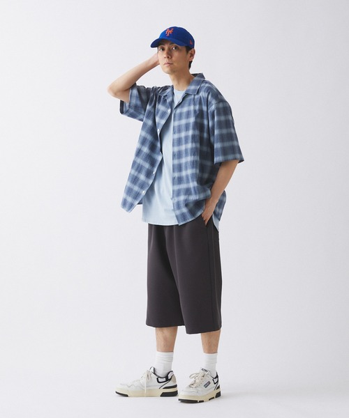 【ZOZO限定】Gaucho pants / ドレープツイルワイドショーツ（スラックス）｜417 EDIFICE（フォーワンセブンエディフィス）