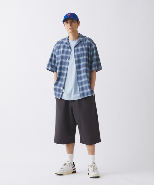 【ZOZO限定】Gaucho pants / ドレープツイルワイドショーツ（スラックス）｜417 EDIFICE（フォーワンセブンエディフィス）