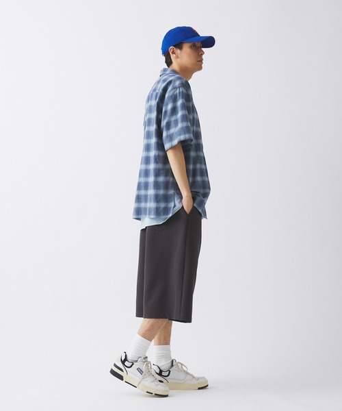 【ZOZO限定】Gaucho pants / ドレープツイルワイドショーツ（スラックス）｜417 EDIFICE（フォーワンセブンエディフィス）