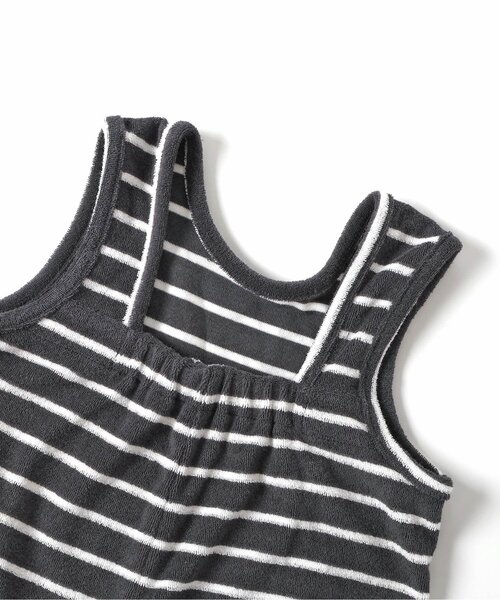 BREEZE（ブリーズ）の「パイルオールインワン（つなぎ/オールインワン・キッズ・ブラック/ベージュ・80/90/100/110/120/130/140）」の5枚目の写真