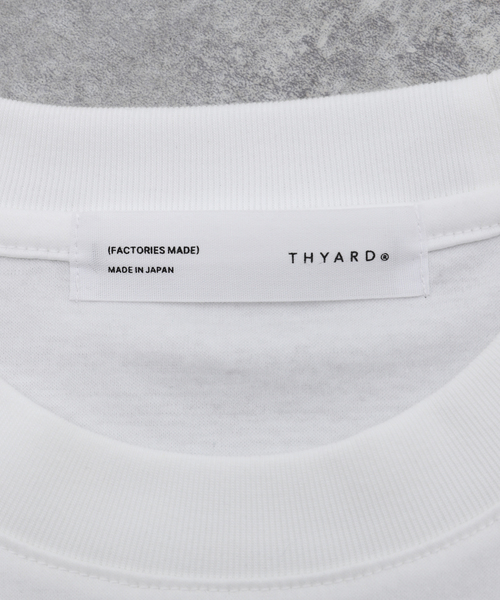 EDIFICE(エディフィス)の「THYARD (スヤード) クルーネックスタンダードTシャツ TH-C-001(Tシャツ/カットソー・メンズ・ホワイト・MEDIUM/X-SMALL)」の12枚目の写真