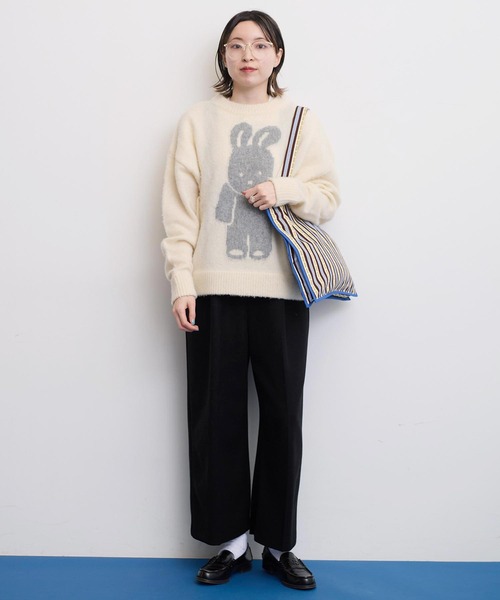 【セール】●BETTER BUTTER STRIPE トートバッグ（トートバッグ）｜I am I in fact...（アイアムアイインファクト）