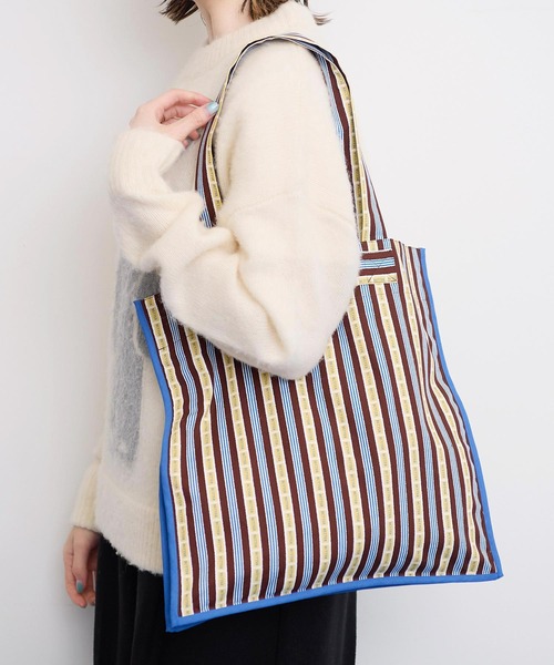 【セール】●BETTER BUTTER STRIPE トートバッグ（トートバッグ）｜I am I in fact...（アイアムアイインファクト）
