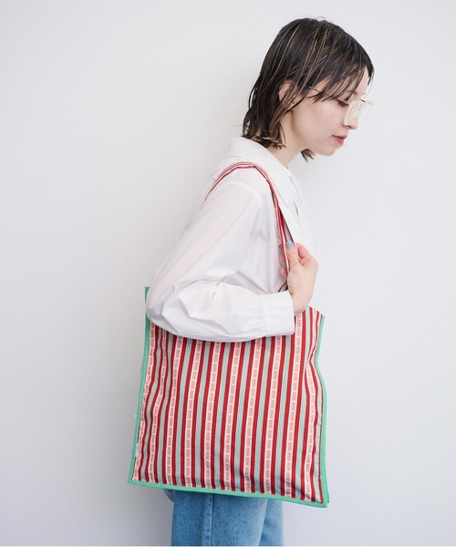 【セール】●BETTER BUTTER STRIPE トートバッグ（トートバッグ）｜I am I in fact...（アイアムアイインファクト）