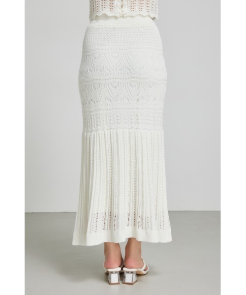 rienda(リエンダ)の「クロシェマーメイドニットスカート マーメイドスカート(スカート・レディース・ホワイト/ブラック/ブルー・FREE)」の16枚目の写真