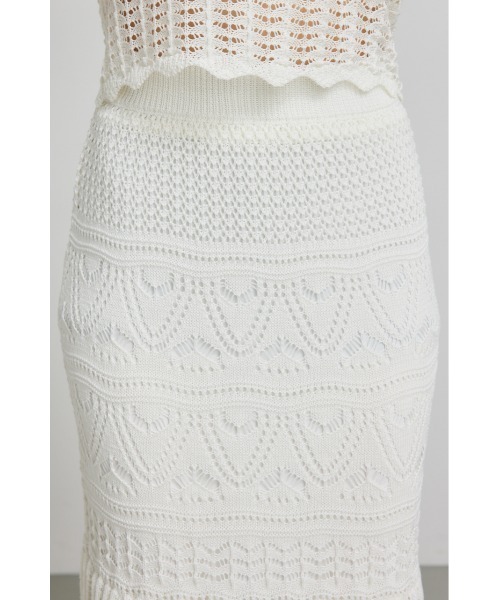 rienda(リエンダ)の「クロシェマーメイドニットスカート マーメイドスカート(スカート・レディース・ホワイト/ブラック/ブルー・FREE)」の17枚目の写真