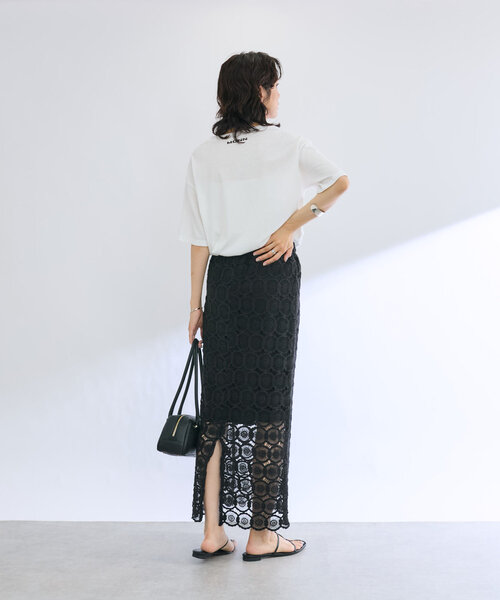 RIVE DROITE（リヴドロワ）の「【MONN.:. （モン）】photo tee（Tシャツ/カットソー・レディース・ブラウン/ブラック・FREE）」の6枚目の写真